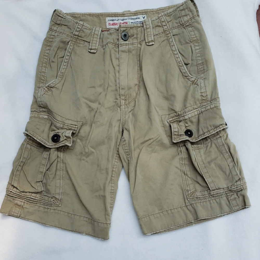 American Eagle Classic Men's Tan Cargo Shorts
